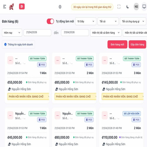 Tối ưu hóa quản lý đơn hàng